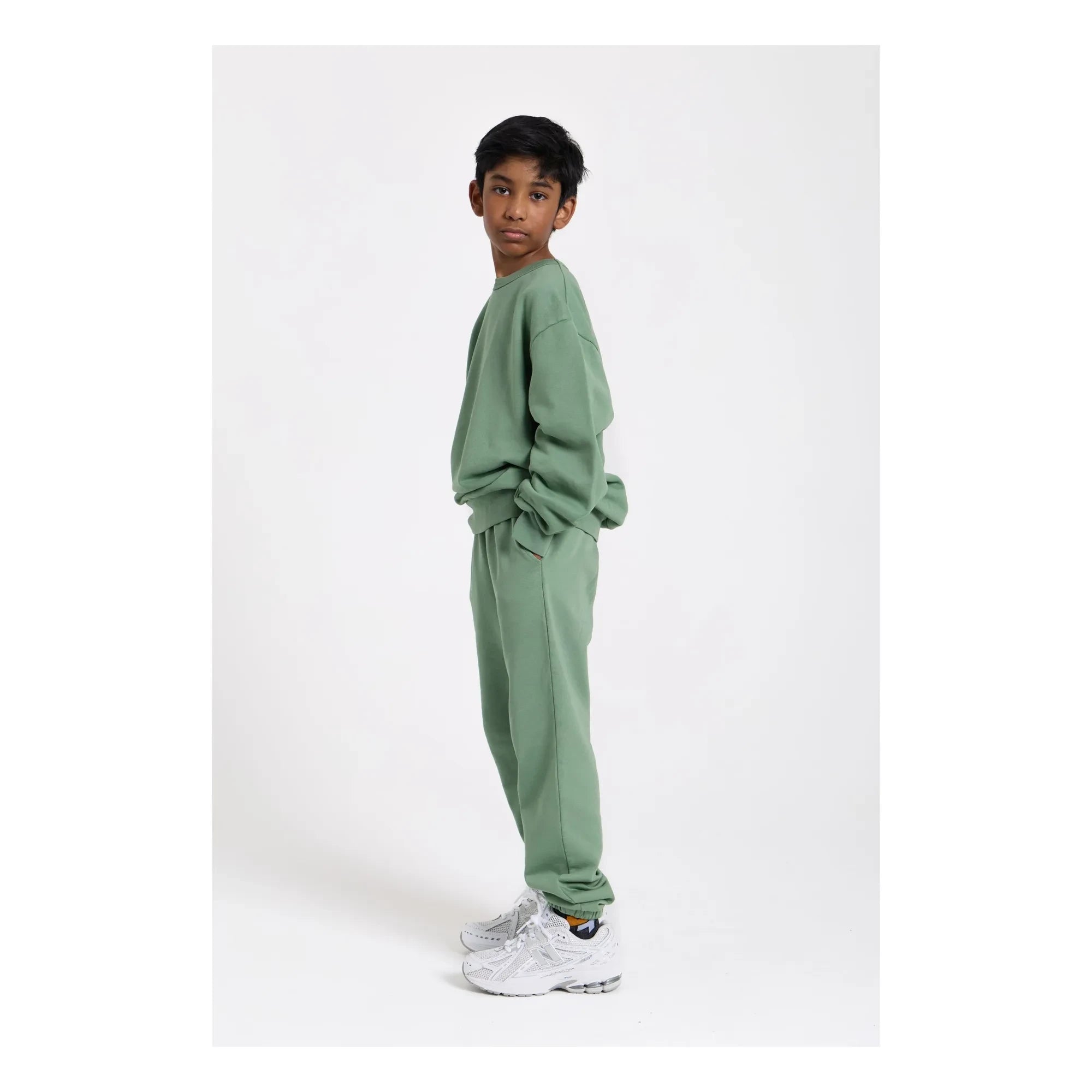 Smallable Kid - Arlo Bio-Baumwoll-Sweatshirt | Khaki