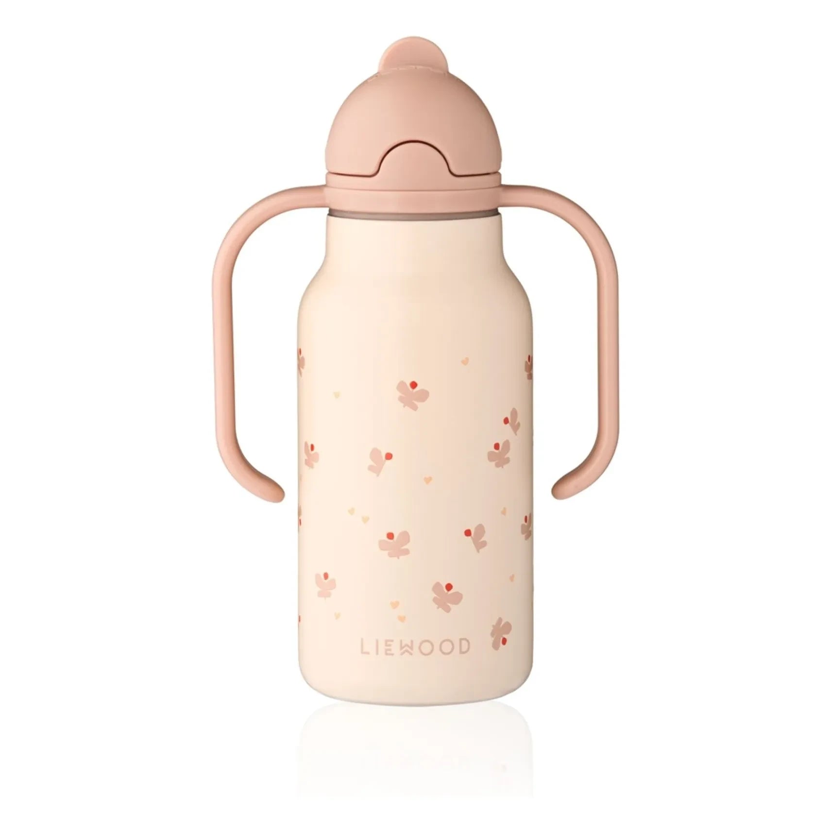 Liewood - Kimmie Edelstahl-Wasserflasche - 250 ml | Mini Butterfly/Apple Blossom