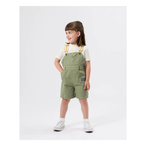 Goldie + Ace - Kurzer Arbeits-Overall | Khaki