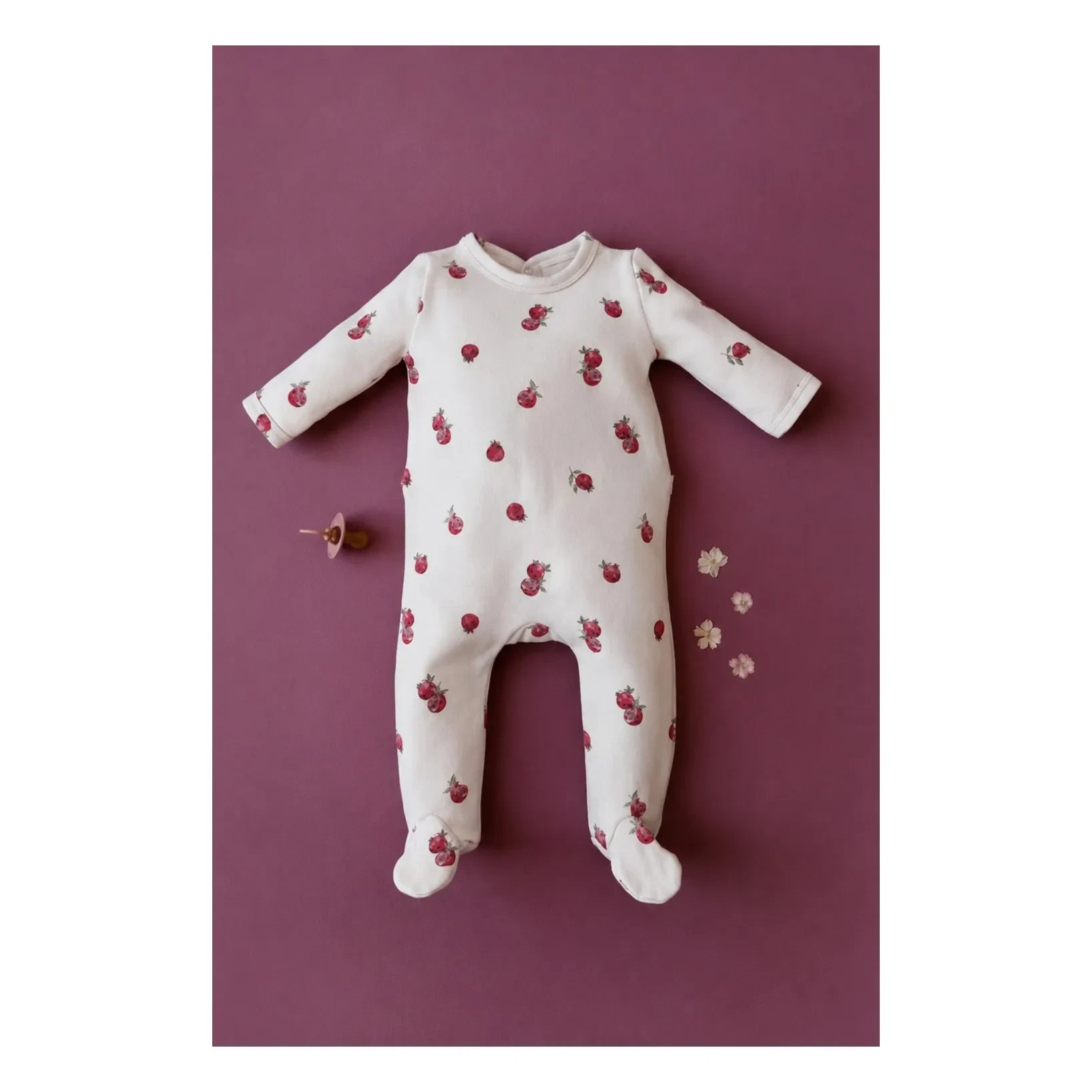 Studio Bohème - Chubby Grenades Organik Pamuk Pijama | Ecru
