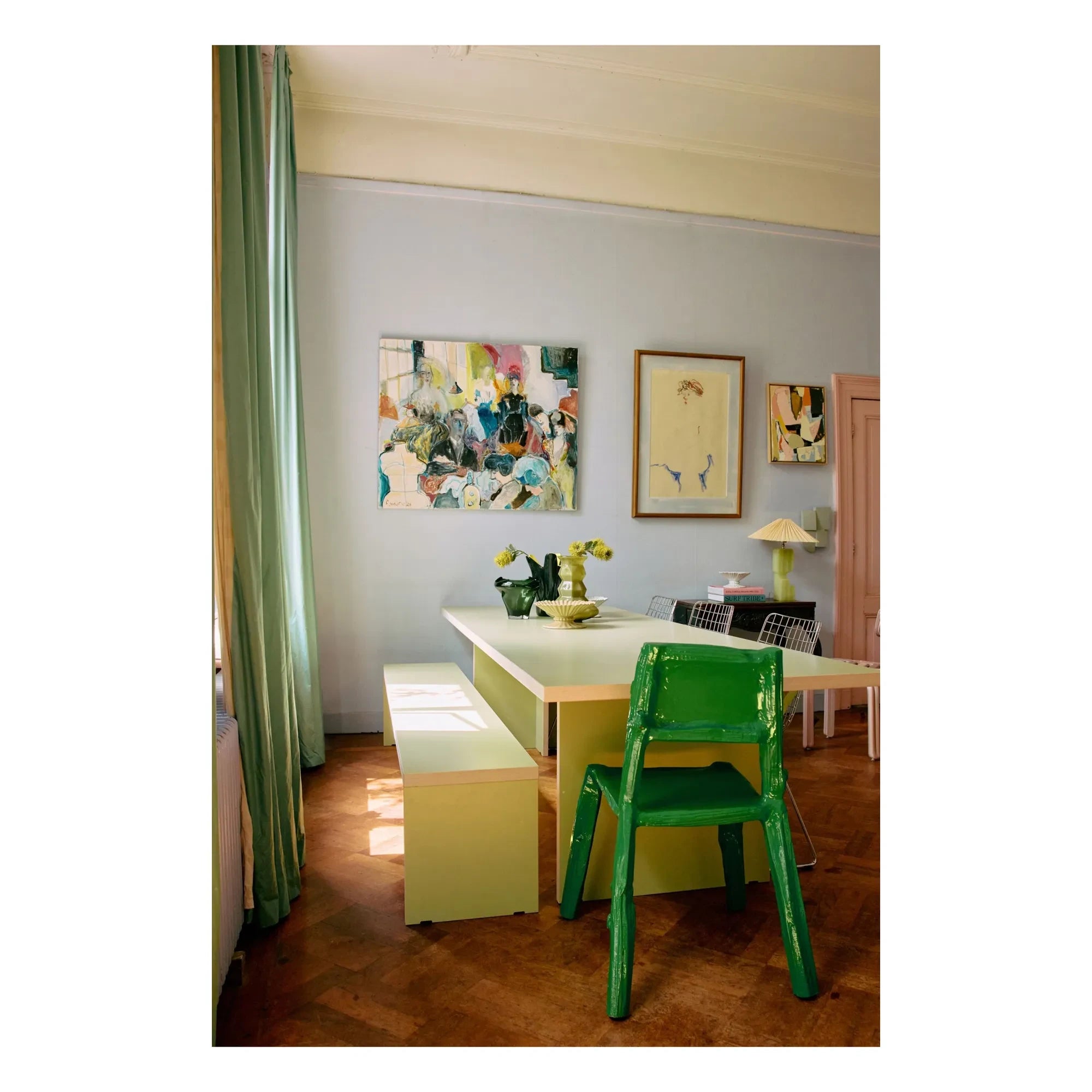 HKliving - Wandkunst Levels | Grün