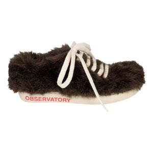 The Animals Observatory - Tavşan Sahte Kürk Bağcıklı Spor Ayakkabı | Kahverengi