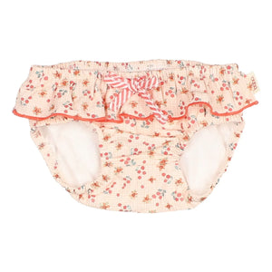 Búho - Seersucker Bloomer mit Blumenmuster | Peach