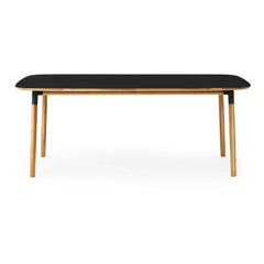Normann Copenhagen - Form Rechteckiger Tisch 95x200 cm | Schwarz