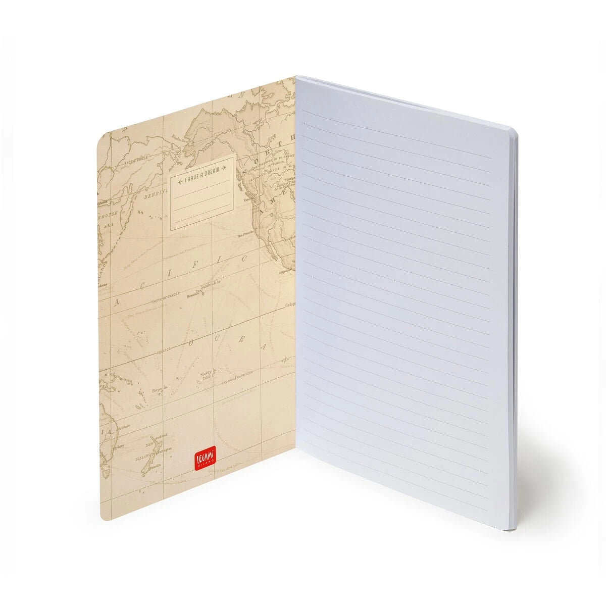 Legami - A5 Lined Defter ile Illustrated Hard Kılıf - Seyahat