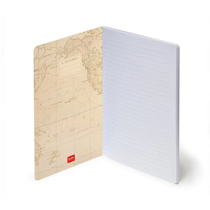 Legami - A5 Lined Defter ile Illustrated Hard Kılıf - Seyahat