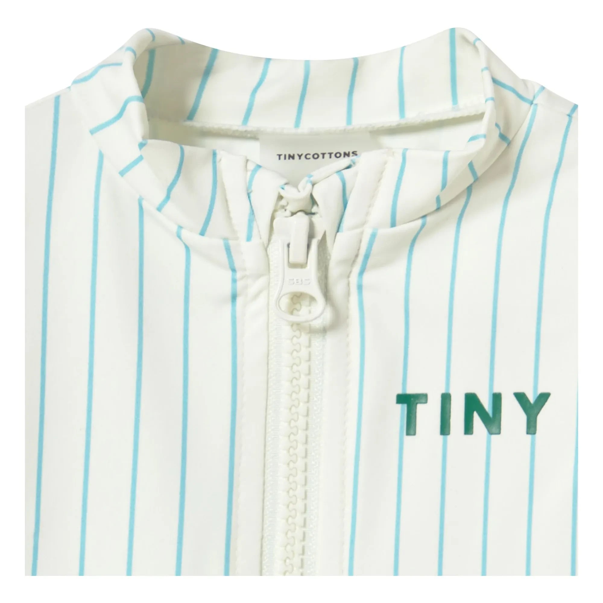 Tinycottons - Gestreiftes UV-Schutz-Badeshirt | Hellblau