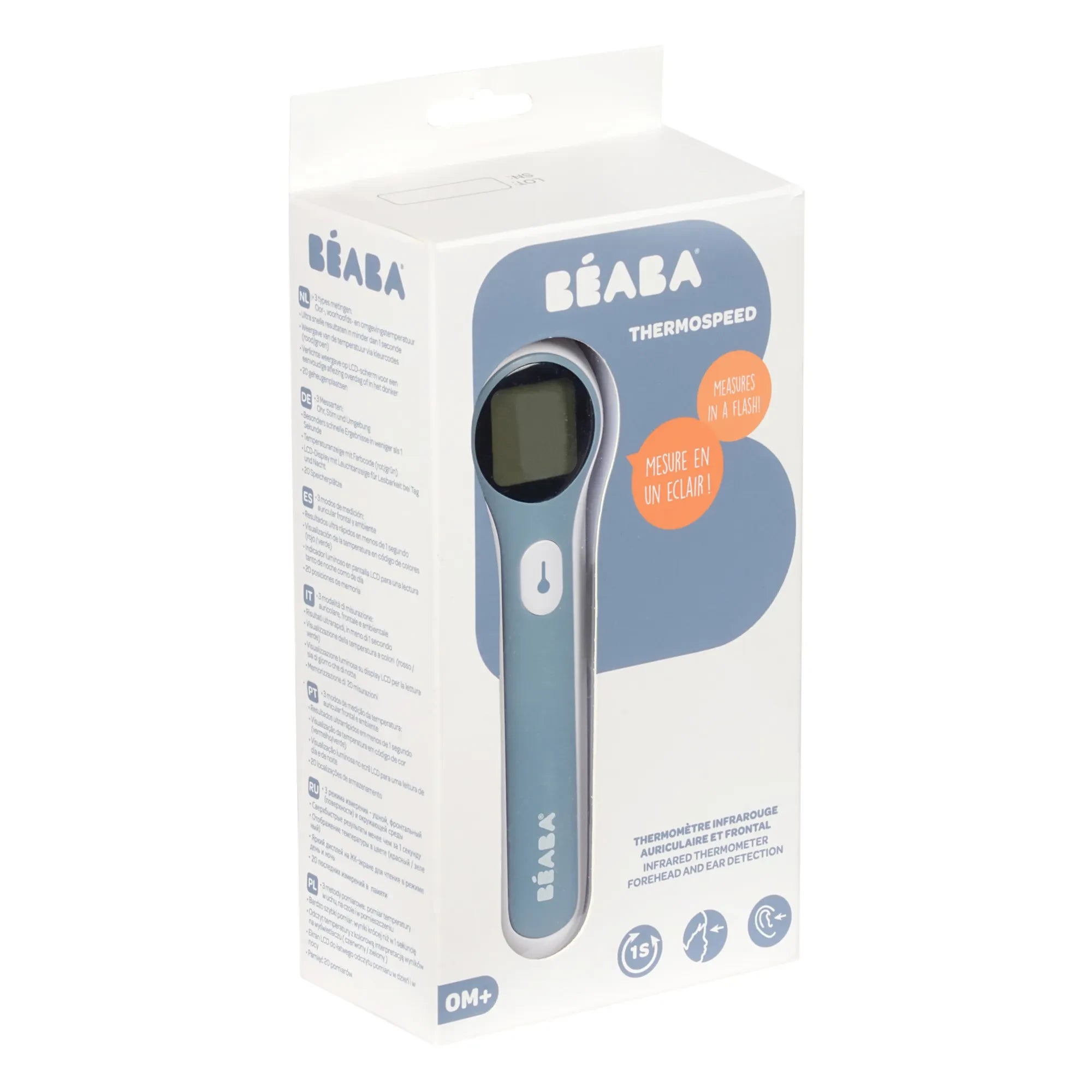 Béaba - Digitales Infrarot-Thermometer | Blau
