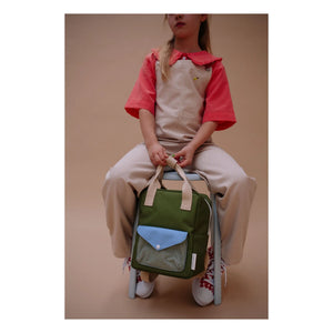 Sticky Lemon - Kleiner Umschlag-Rucksack | Khaki