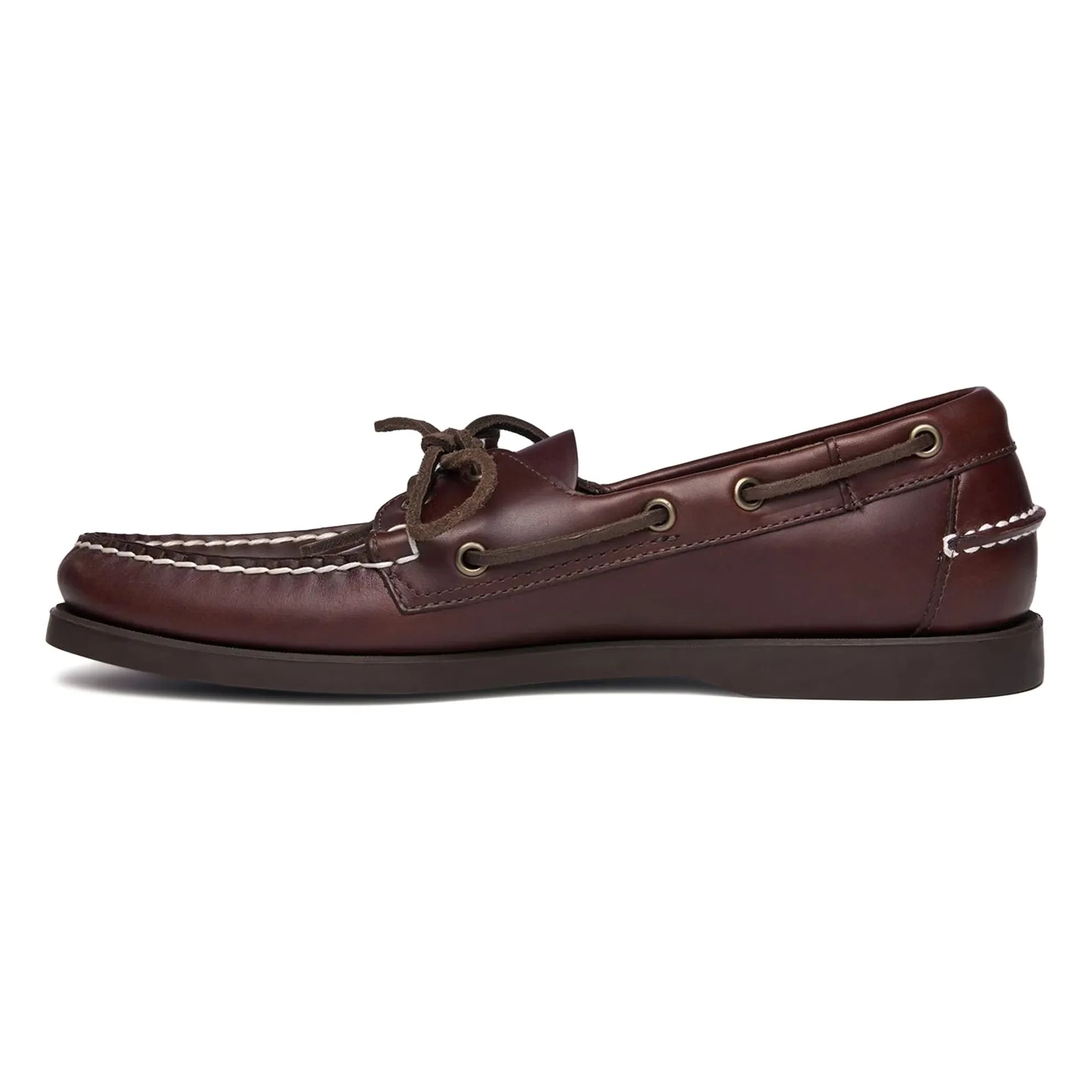 Sebago – Docksides Portland Waxed Loafer | Dunkelbraun