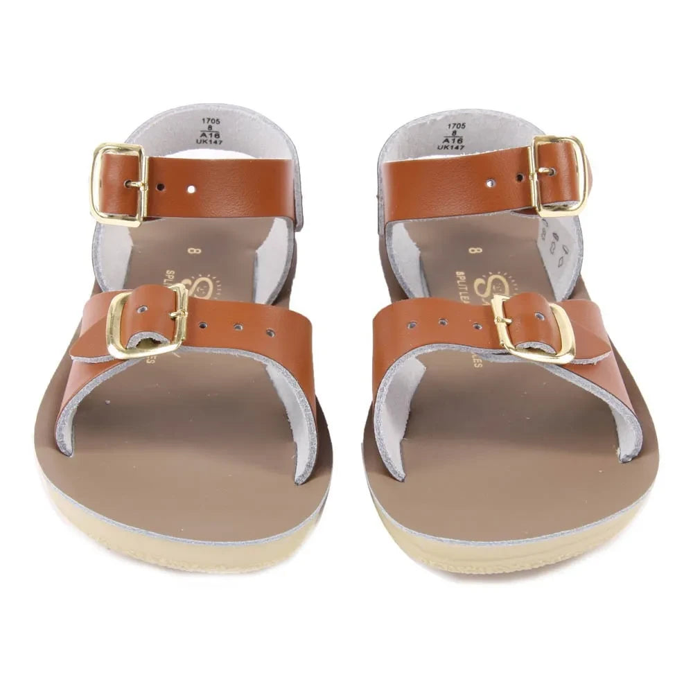 Salt-Water – Surfer Wasserfeste Sandalen mit doppelter Schnalle | Camel
