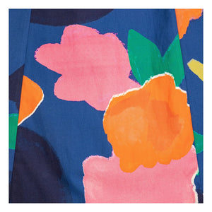 Bobo Choses - Blooming Color Bio-Baumwollkleid | Blau
