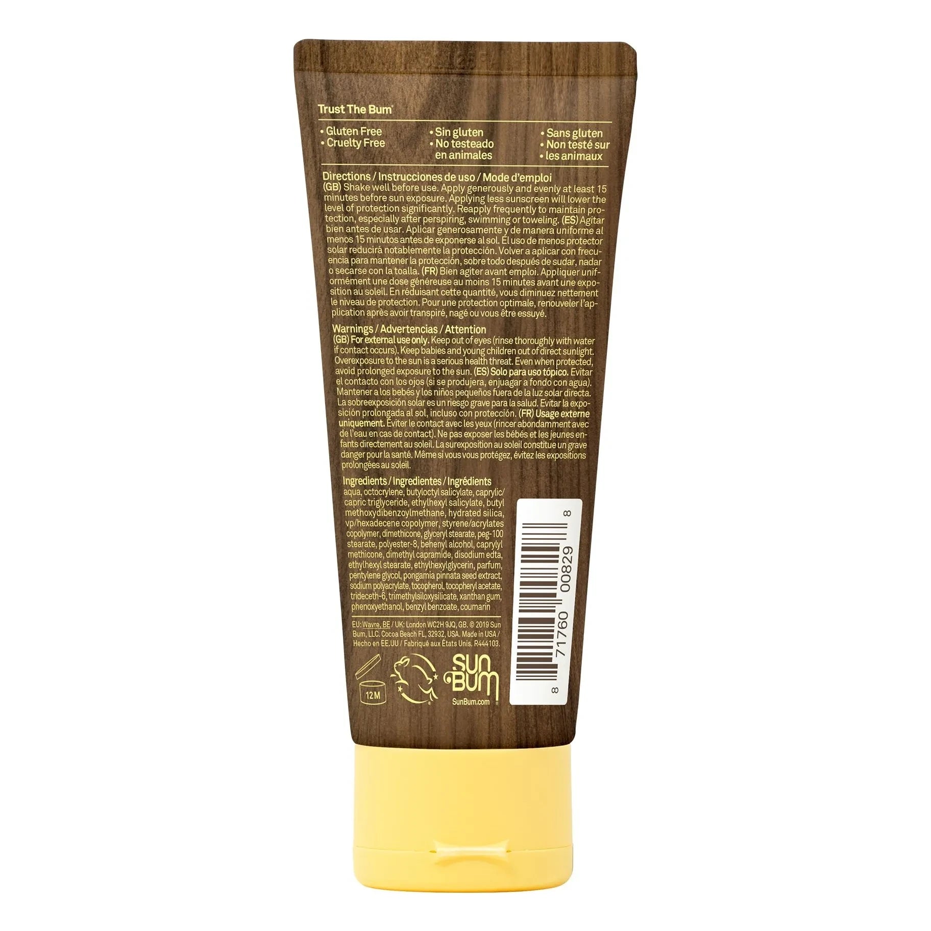 Sunbum - Original SPF30 feuchtigkeitsspendende Sonnencreme - 88 ml