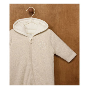 Petit Bateau - Strampler Bio-Baumwolle | Heather Beige