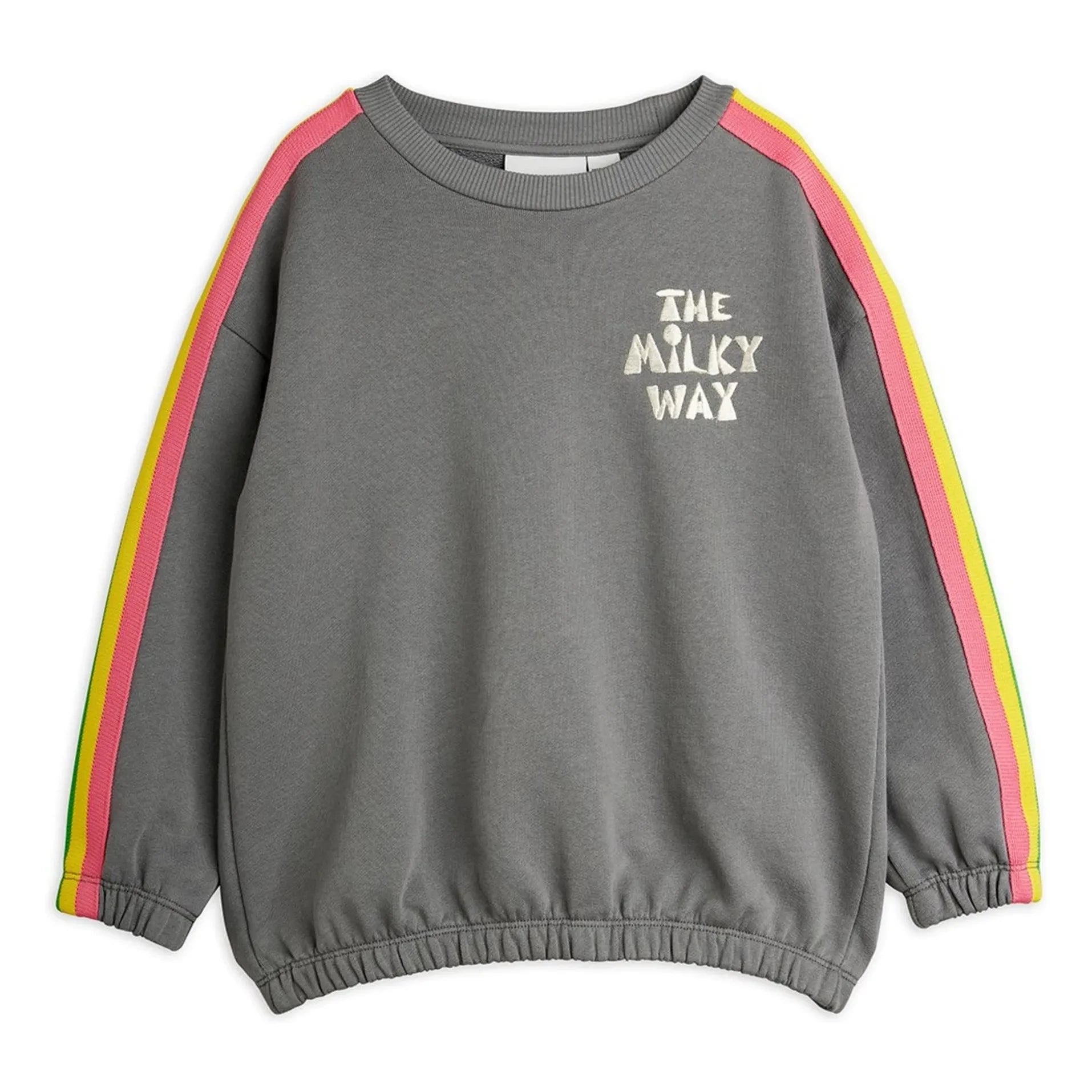 Mini Rodini - Arc en Ciel Bio-Baumwoll-Sweatshirt | Grau
