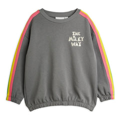 Mini Rodini - Arc en Ciel Bio-Baumwoll-Sweatshirt | Grau