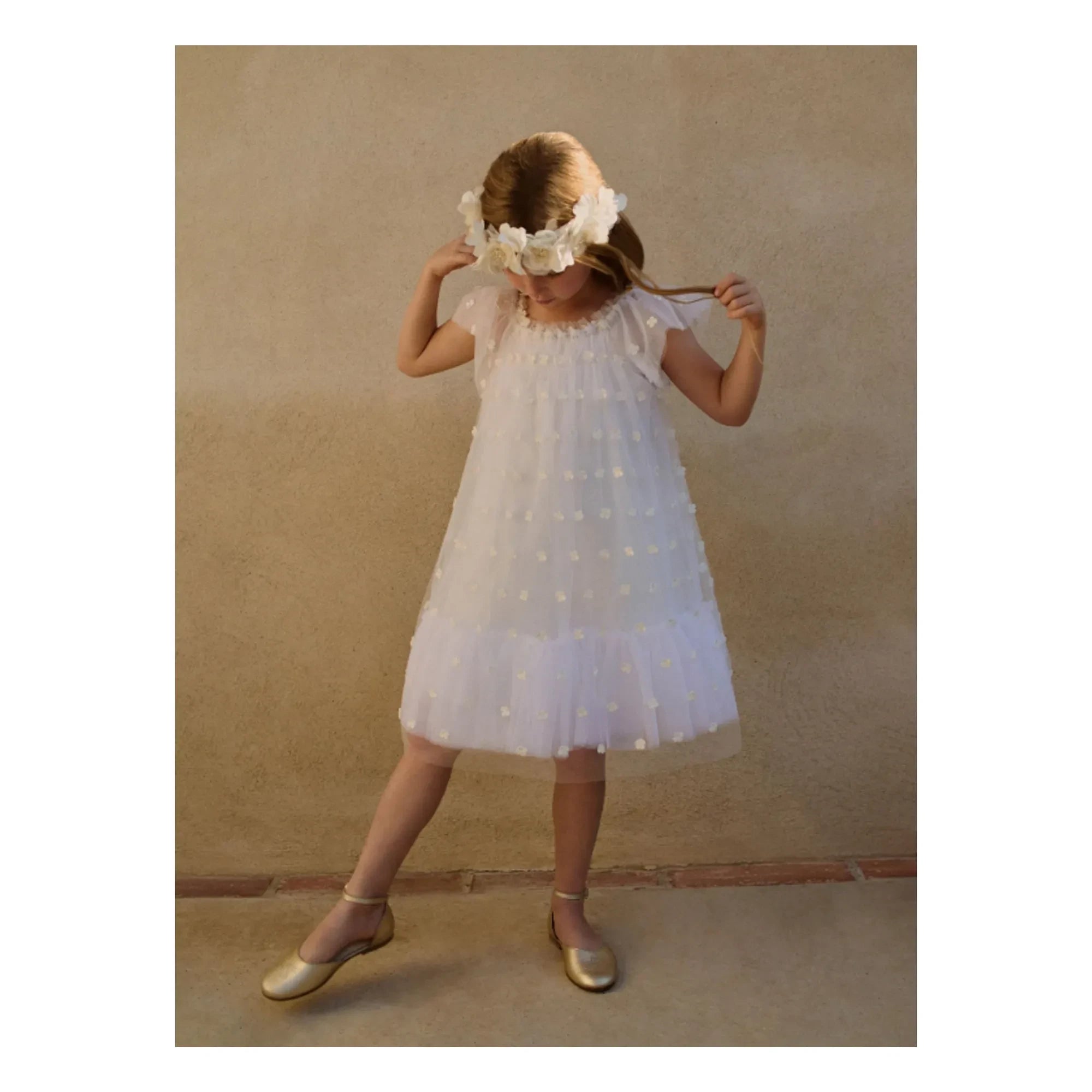 Bonpoint - Tüllkleid Lisabeth | Weiß
