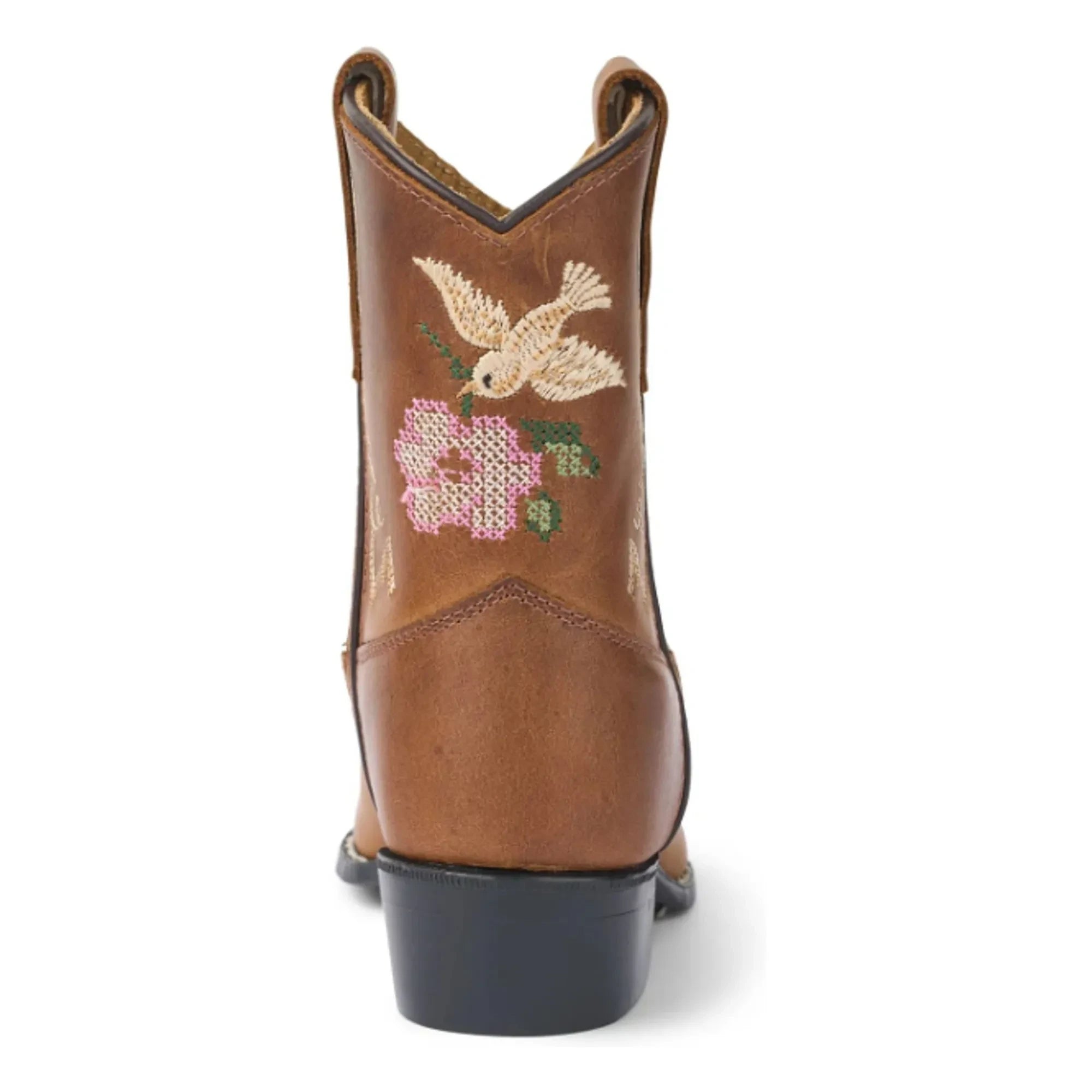 Copenhagen Colors - Niedrige Cowboystiefel Blumen - Copenhagen Colors X Bootstock | Cognac