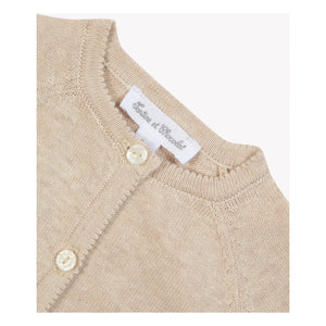 Tartine et Chocolat - melierte Strickjacke | Beige