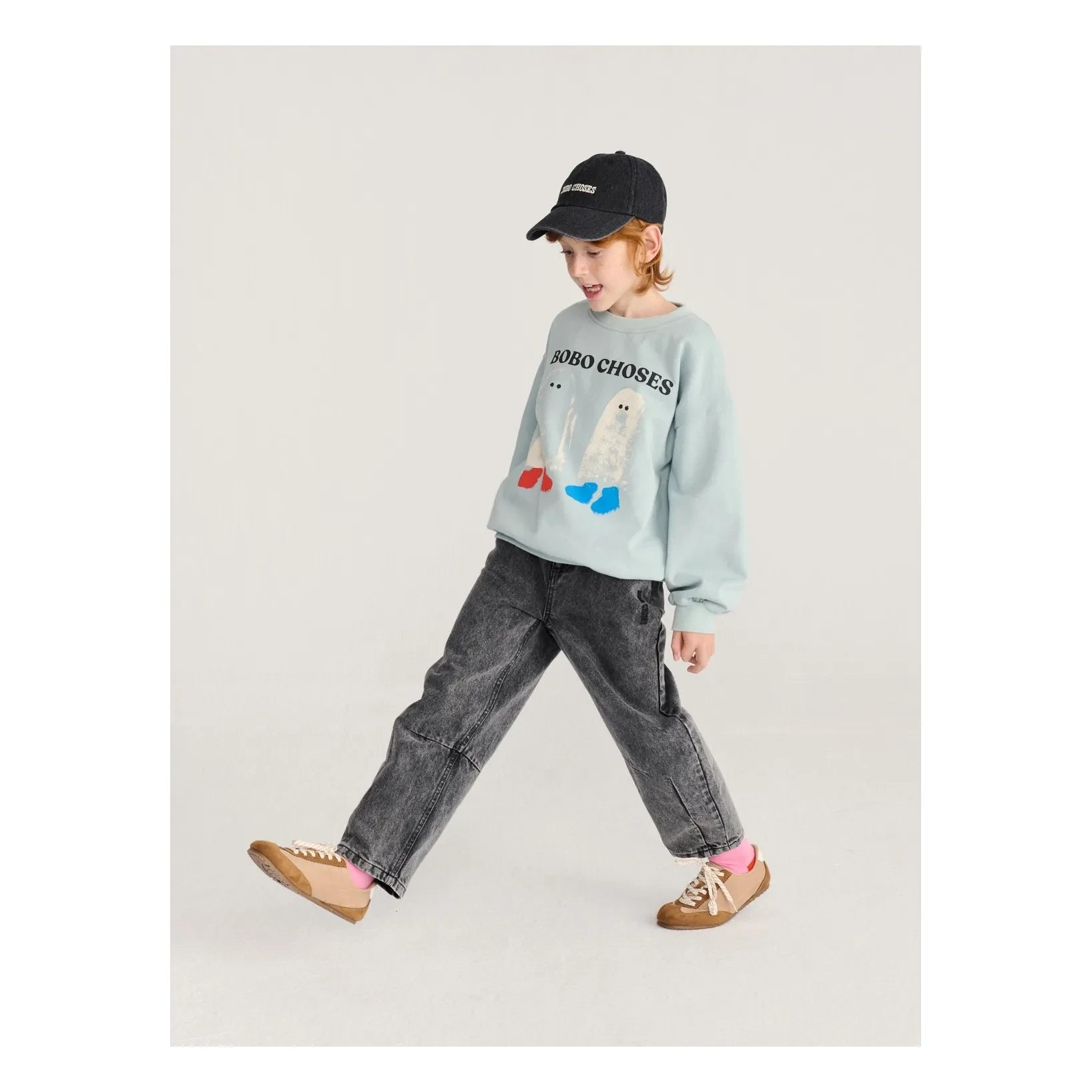 Bobo Choses - Bobo Choses Geister-Sweatshirt aus Bio-Baumwolle | Hellblau