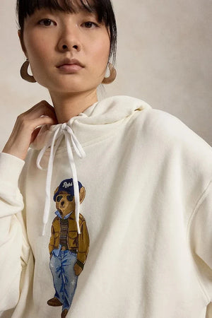 Polo Ralph Lauren kadın kapüşonlu pamuklu sweatshirt