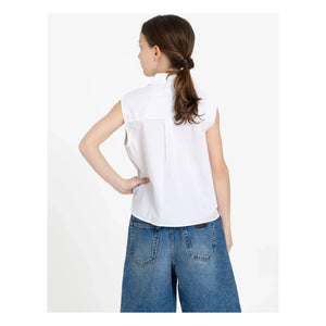 Finger in the Nose - Ella Ärmelloses Shirt | Weiß