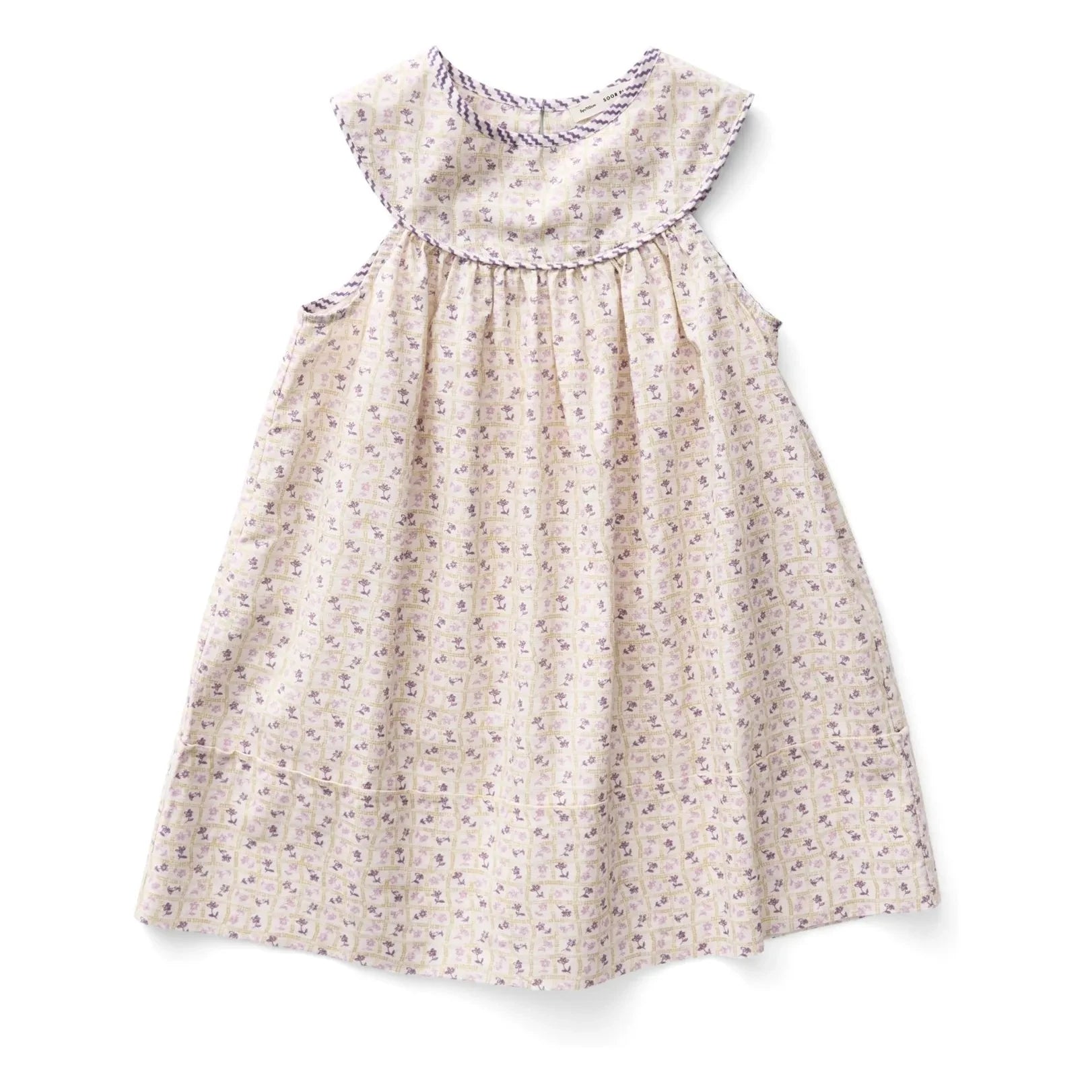 Soor Ploom - Delilah Fleurie Kleid aus Bio-Baumwolle | Ecru