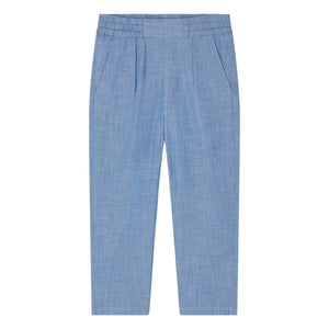 Bonpoint - Tilyo Hose aus Bio-Baumwoll-Chambray | Blau