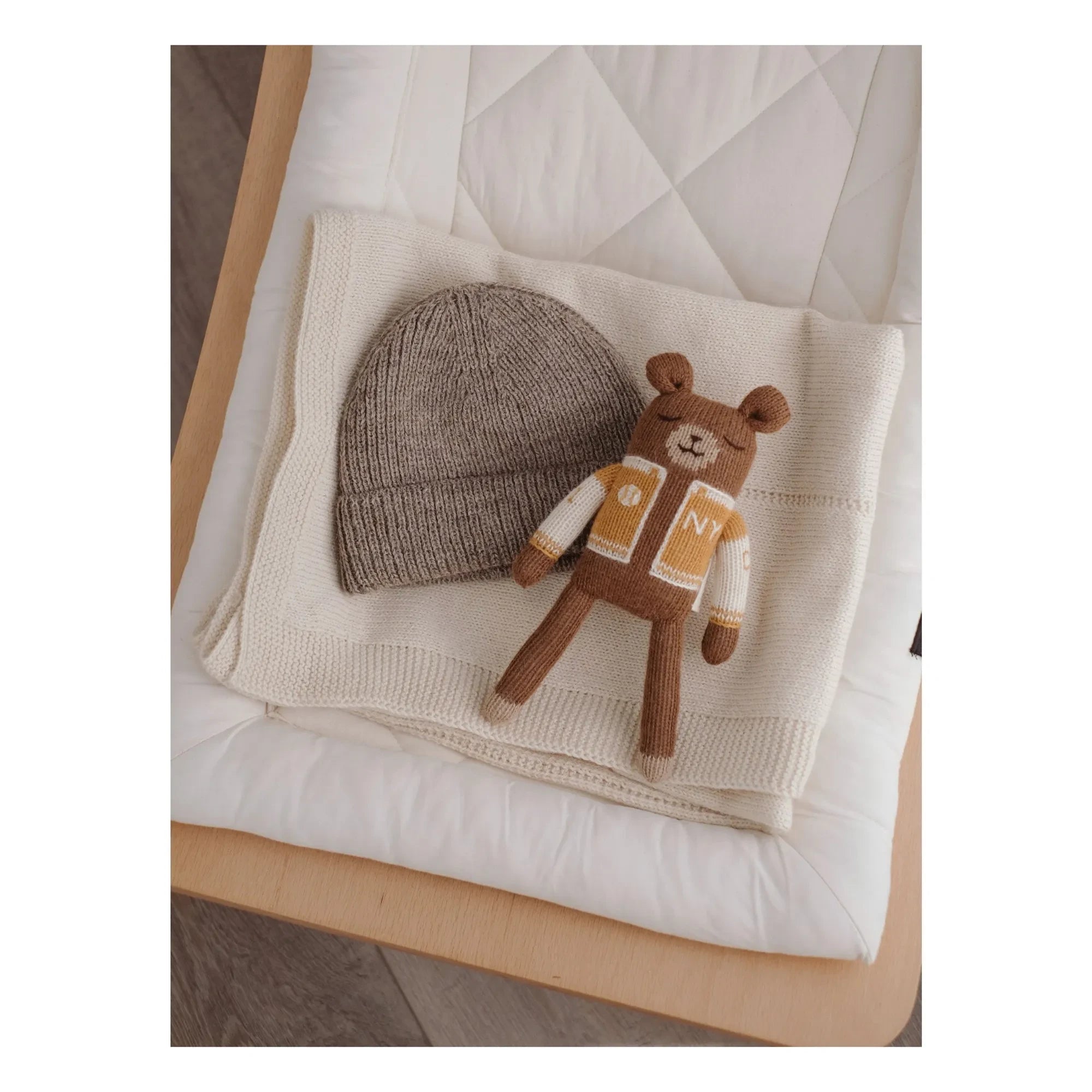 Main Sauvage - Teddybär Baseballspieler | Senfgelb