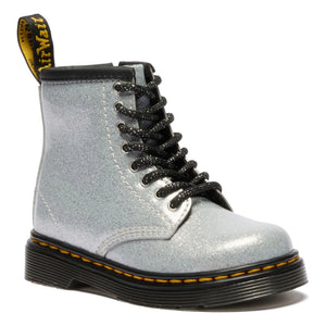 Dr. Martens – 1460 J Glitter Stiefel | Silber