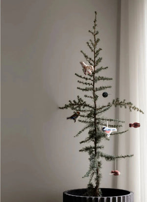 Broste Copenhagen - Brauner Baumwoll-Weihnachtsbaumschmuck