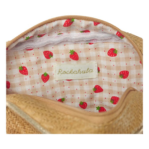 Rockahula Kids - Erdbeer-Raphia-Tasche | Natur