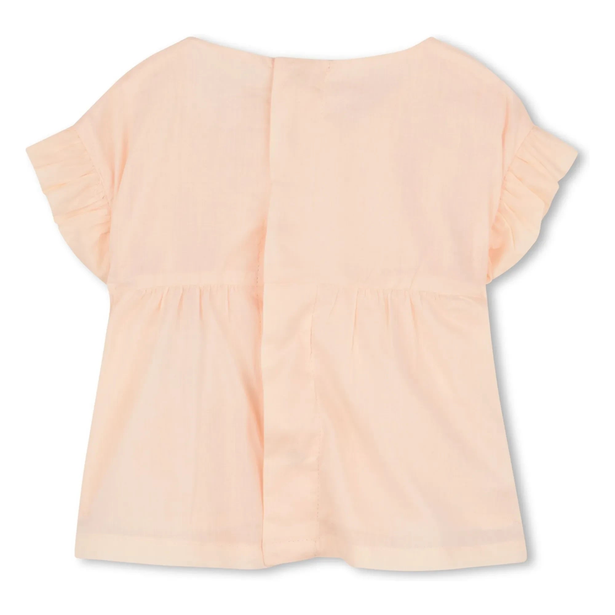 Chloé – Set aus Bio-Baumwollbluse und Bloomer | Staubrosa