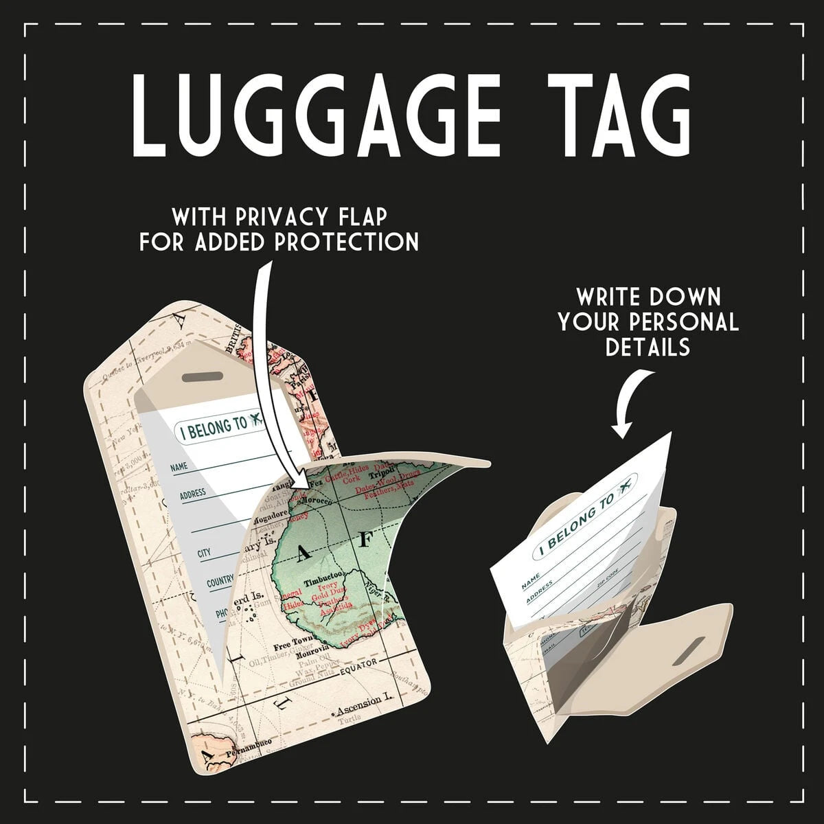 Legami - Seyahat Luggage Tag