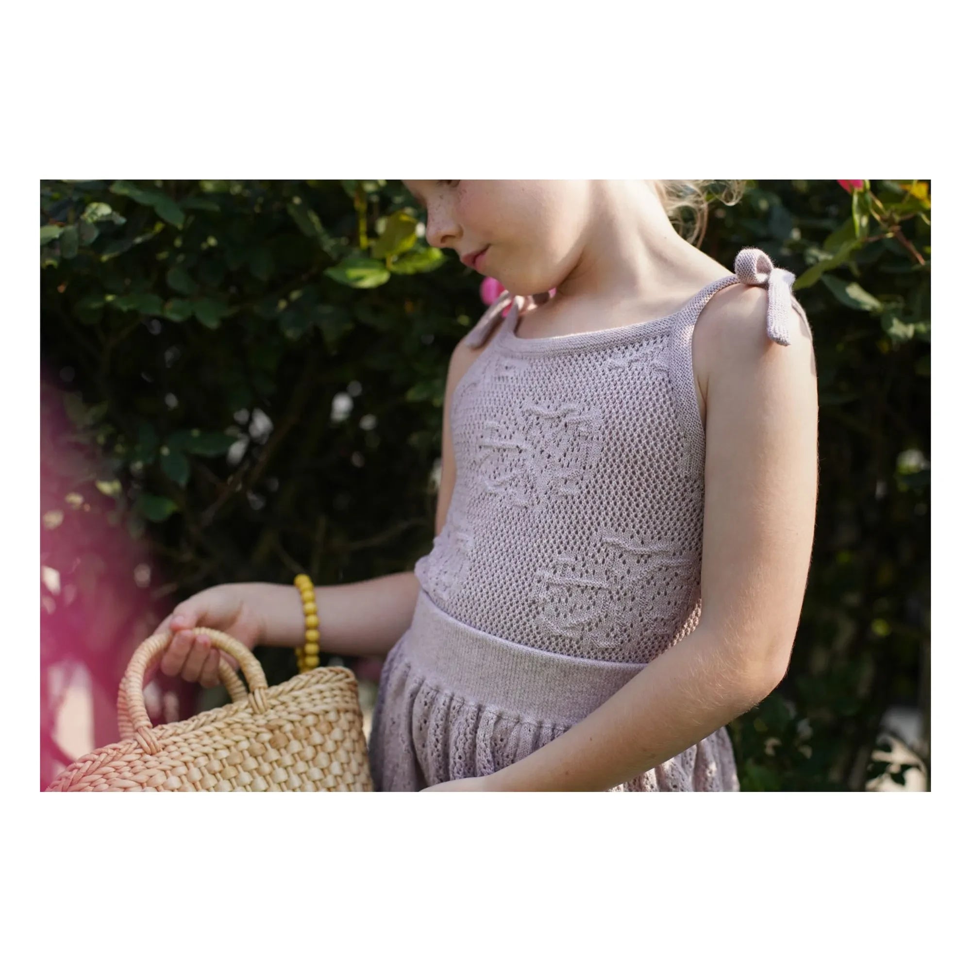 Soor Ploom - June Fleurs Bio Baumwoll-Unterhemd | Flieder