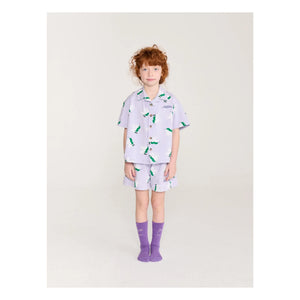 Bobo Choses - T-Shirt und Shorts-Set mit Mausmotiv aus Bio-Baumwolle | Lila