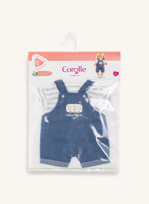 Corolle - "Kleiner Entdecker" Overall und T-Shirt | Denim