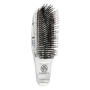 S.Heart.S - Mini Scalp+ Kalın Saçlar İçin Saç Fırçası | Gümüş