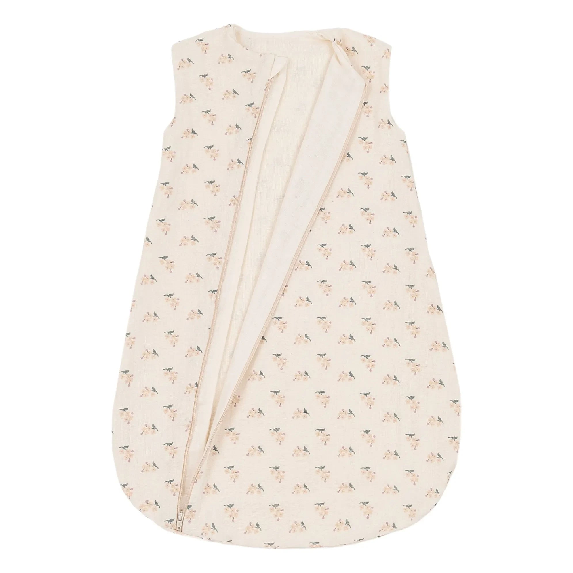 Nobodinoz - Darling leichter Schlafsack, doppelte Musselin | Beige