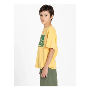 Hundred Pieces - Finn T-Shirt aus Bio-Baumwolle | Senf
