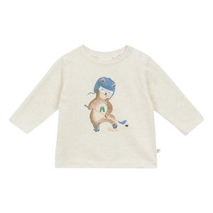 Arsène et Les Pipelettes - Grégoire Bio-Baumwoll-T-Shirt | Sand