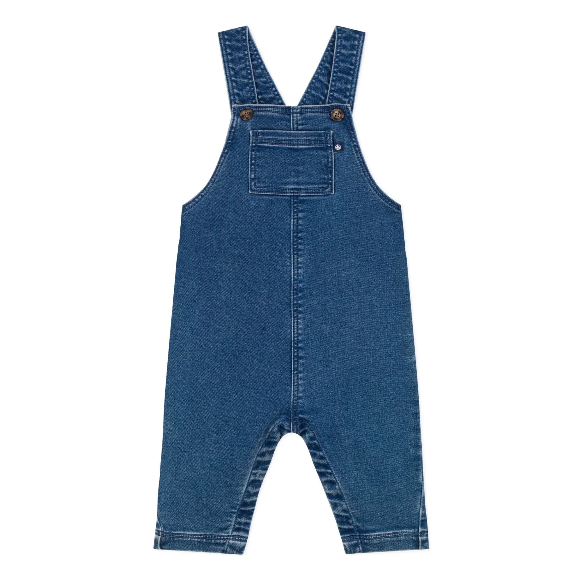 Petit Bateau – Jeans-Latzhose | Blau
