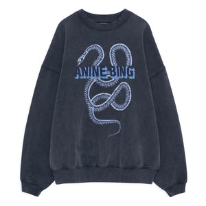 Anine Bing - Harvey Snake Sweatshirt | Schwarz