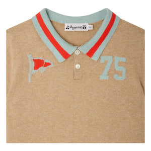 Bonpoint - Polo Loyal | Meliertes Beige