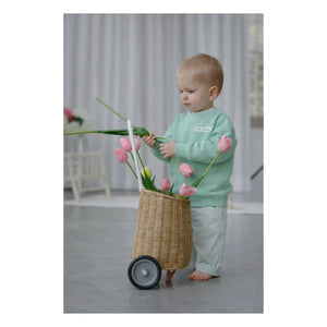 Lililotte - Solal Bio-Baumwoll-Sweatshirt | Minzgrün