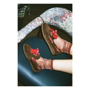 Toral - Nahua Bandana Wildleder Bootsschuhe | Dunkelbraun