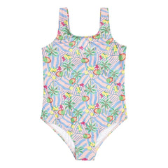 Tumble N'Dry – Badeshorts Fortaleza Palm Recycelte Fasern | Hellblau