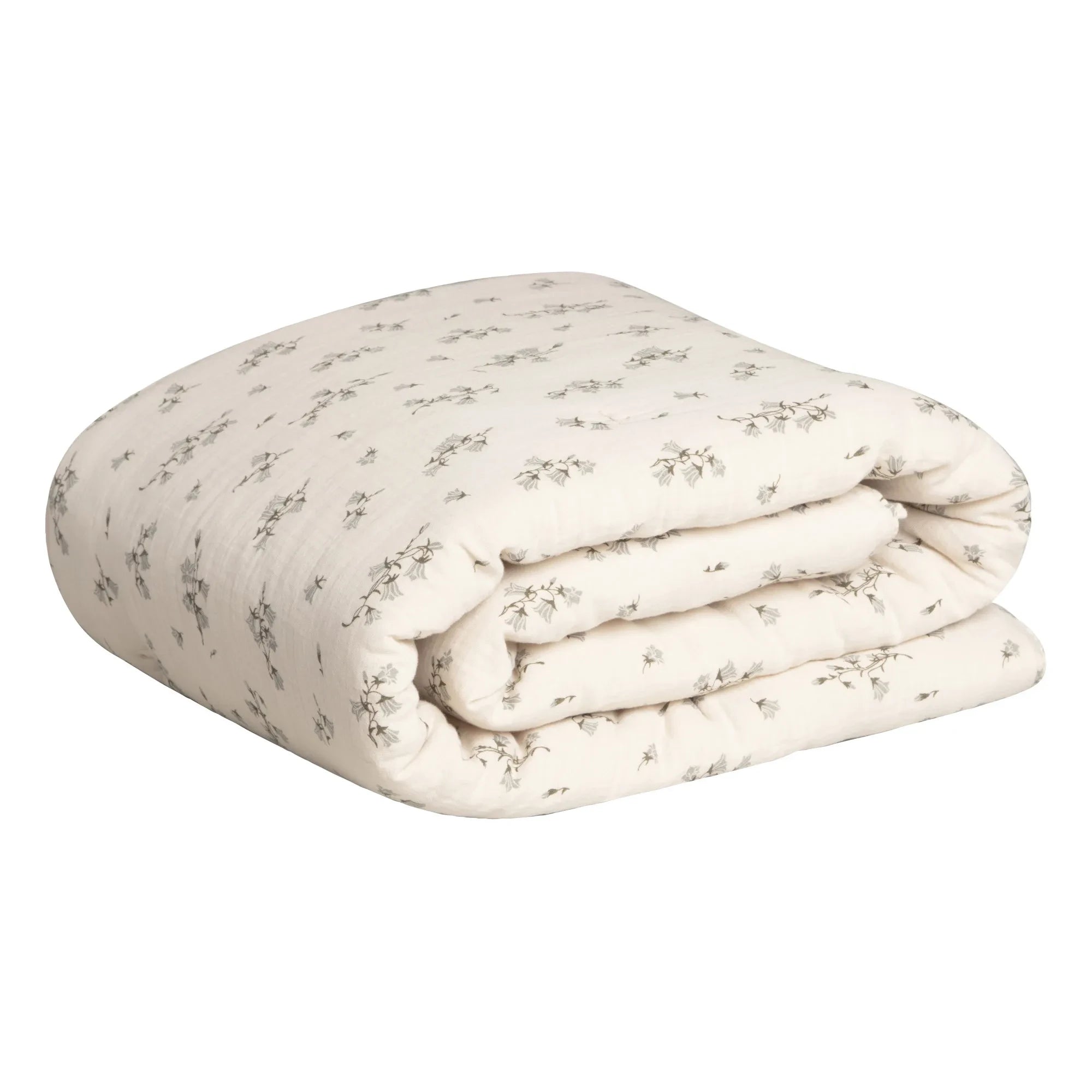 garbo&friends - Musselin Decke Bluebell aus Baumwolle | Creme