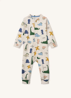Liewood - Pyjama Birk Dinosaurier Bio-Baumwolle | Sand