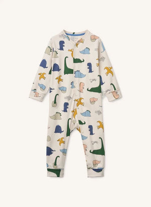 Liewood - Pyjama Birk Dinosaurier Bio-Baumwolle | Sand